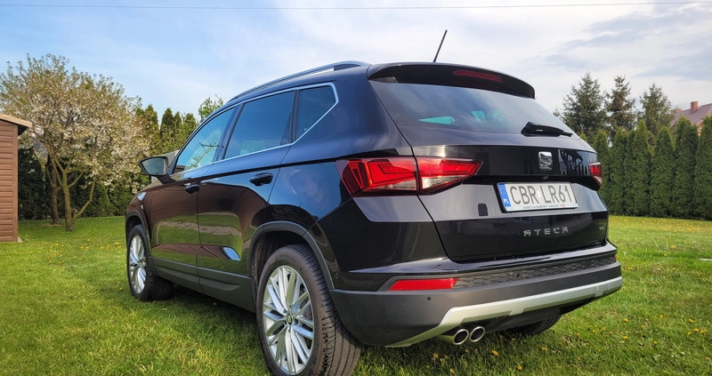 Seat Ateca cena 84000 przebieg: 155000, rok produkcji 2016 z Brodnica małe 211